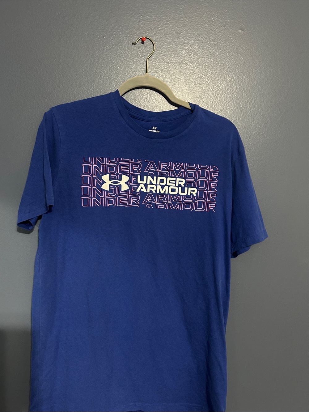 Under Armour Men's Royal Blue Graphic Short Sleeve Tee